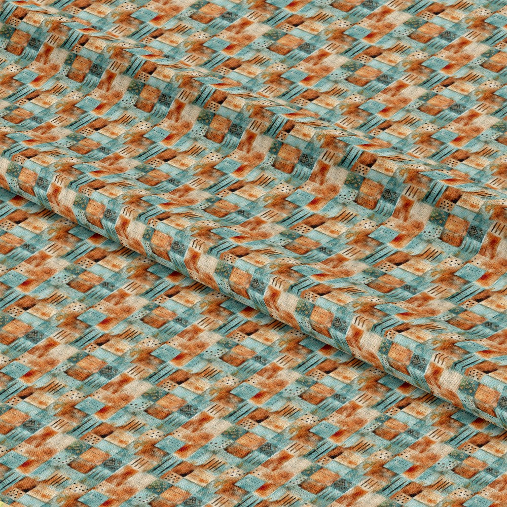 Shabby Rustique Pattern 4 Quilting Cotton Fabric