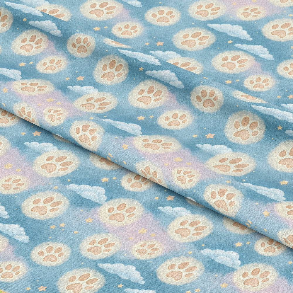 Dog Paws Pattern 24 Quilting Cotton Fabric