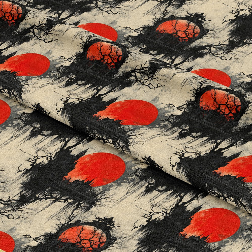 Blood Moon Manor Pattern 2 Quilting Cotton Fabric