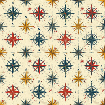 Classic Compass Rose Fat Quarter Bundle