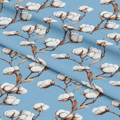 Raw White Cotton Pattern 5 Quilting Cotton Fabric