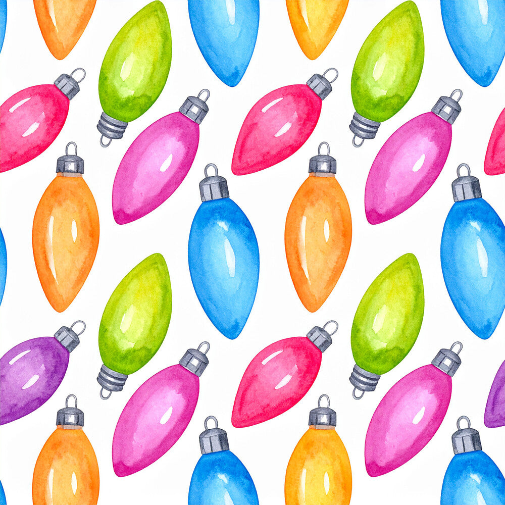 Festive Ornament Lights Fat Quarter Bundle