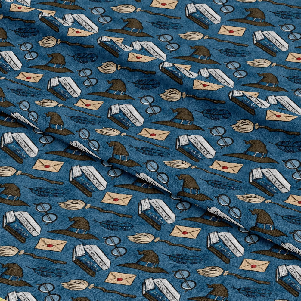 Wizard Magic School Pattern 42 Quilting Cotton Fabric