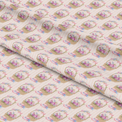Pink Tea Party Pattern 2 Quilting Cotton Fabric