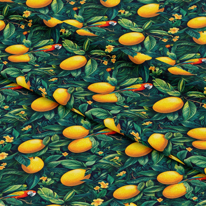 Mango In The Wild Pattern 2 Quilting Cotton Fabric