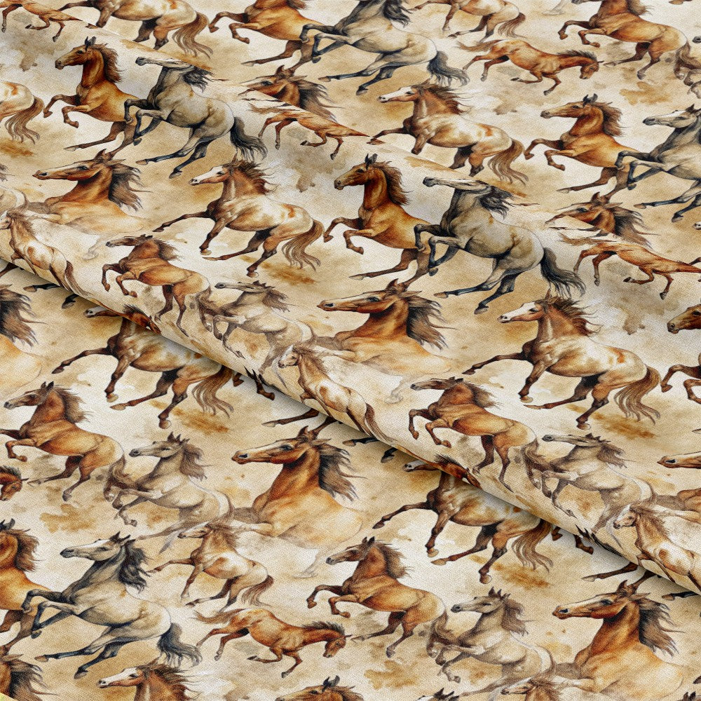 Wild Horses Pattern 27 Quilting Cotton Fabric