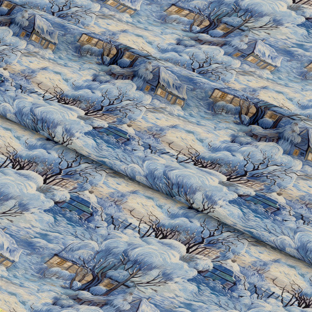 Winter Under the Dawn Pattern 15 Quilting Cotton Fabric