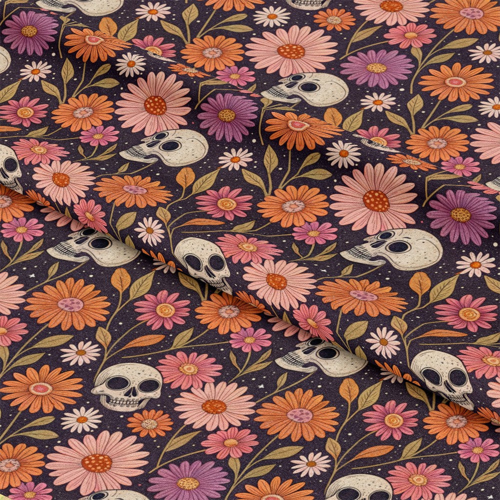 Retro Halloween Pattern 9 Quilting Cotton Fabric