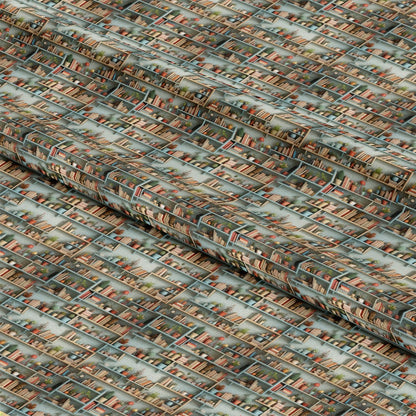 Bookshelf Pattern 9 Quilting Cotton Fabric