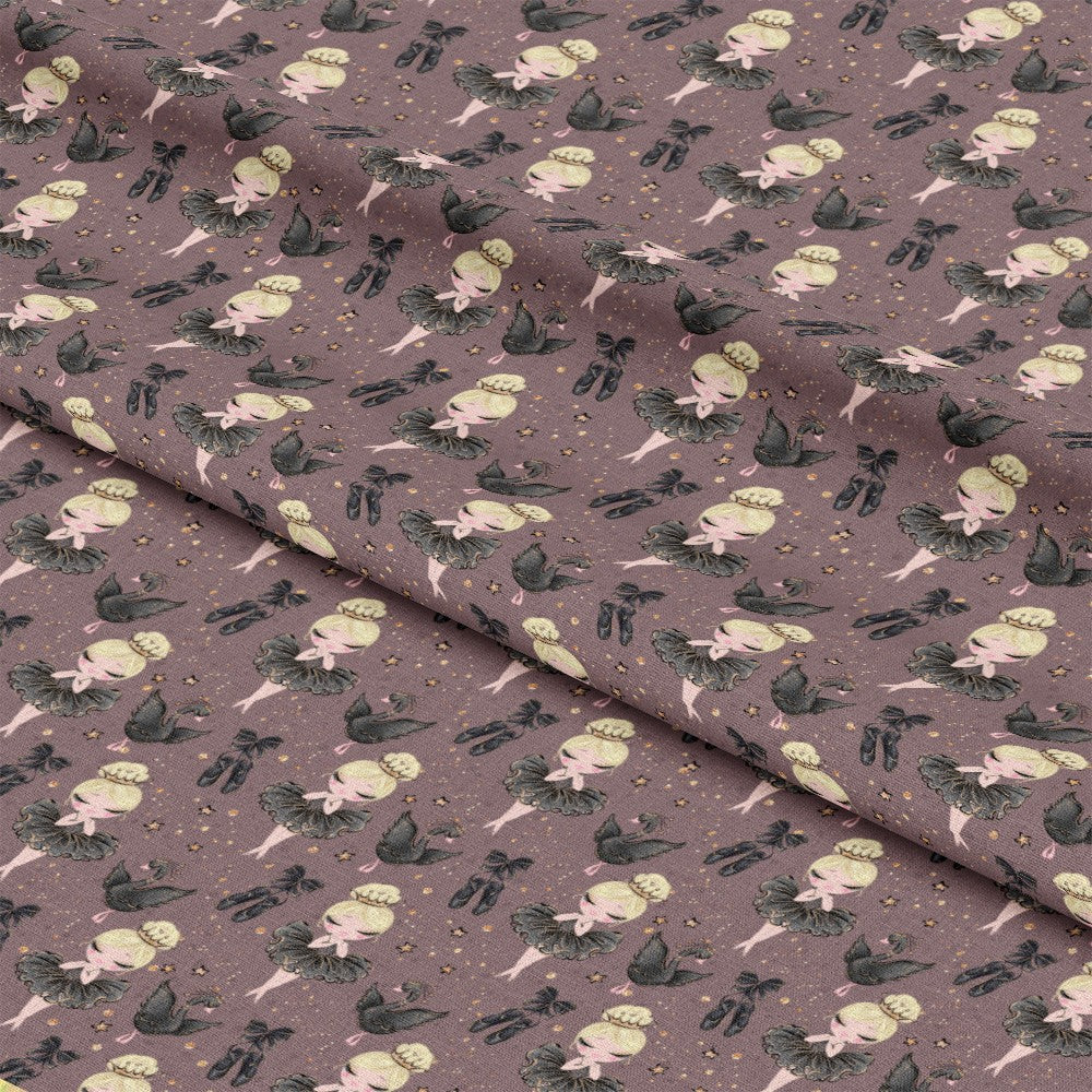 Sweet Ballerina Pattern 5 Quilting Cotton Fabric