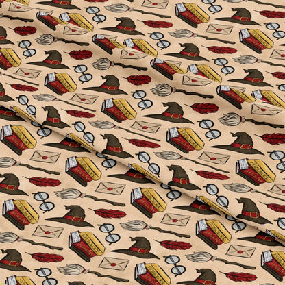 Wizard Magic School Pattern 24 Quilting Cotton Fabric