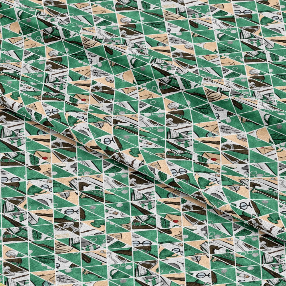 Wizard Magic School Pattern 27 Quilting Cotton Fabric