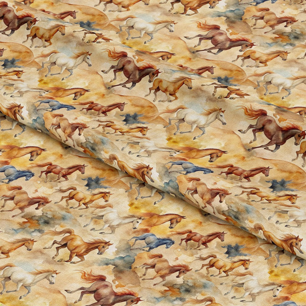 Wild Horses Pattern 16 Quilting Cotton Fabric
