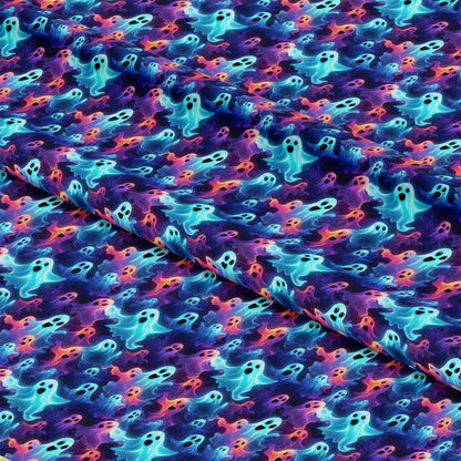 Scary Halloween Pattern 10 Quilting Cotton Fabric