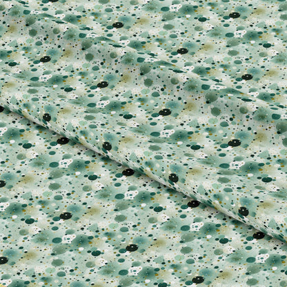 Green Confetti Pattern 7 Quilting Cotton Fabric
