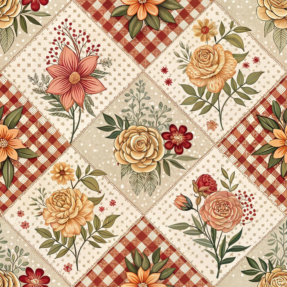 Rustic Patchwork Quilt Fat Quarter Bundle
