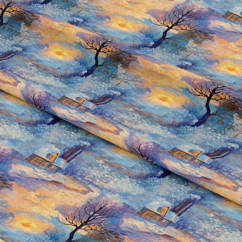 Winter Under the Dawn Pattern 21 Quilting Cotton Fabric