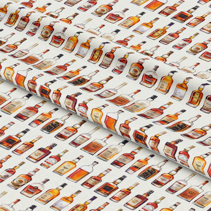 Scottish Whiskey Pattern 2 Quilting Cotton Fabric