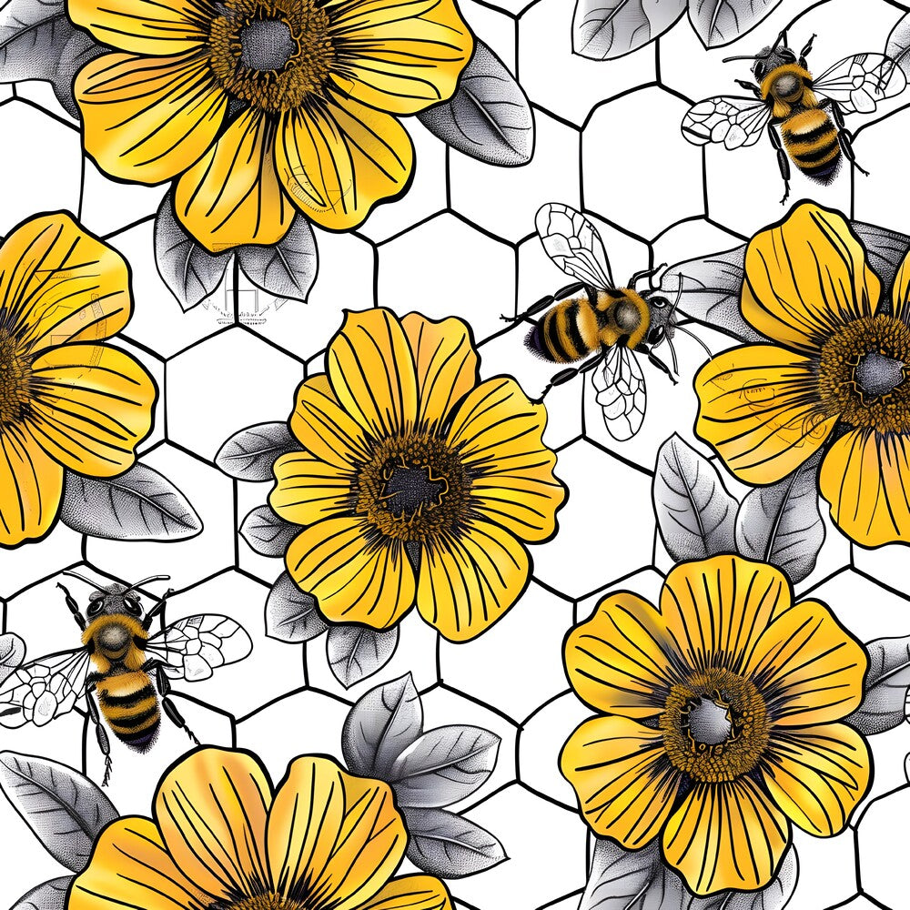The Bee Swarm Fat Quarter Bundle