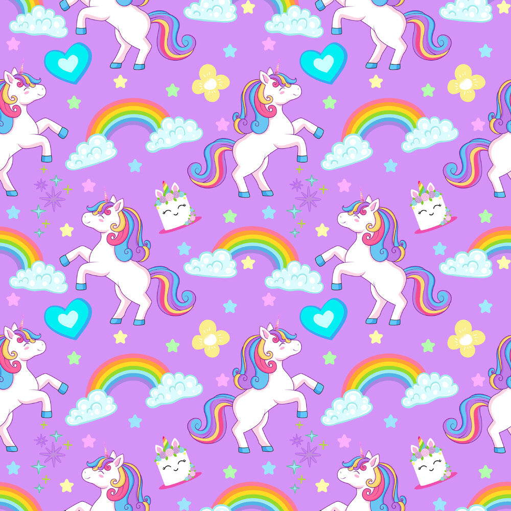 Cartoon Unicorns Fat Quarter Bundle