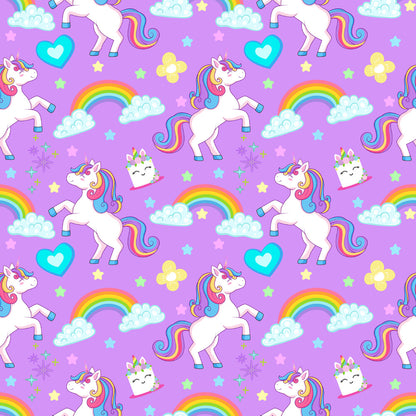 Cartoon Unicorns Fat Quarter Bundle