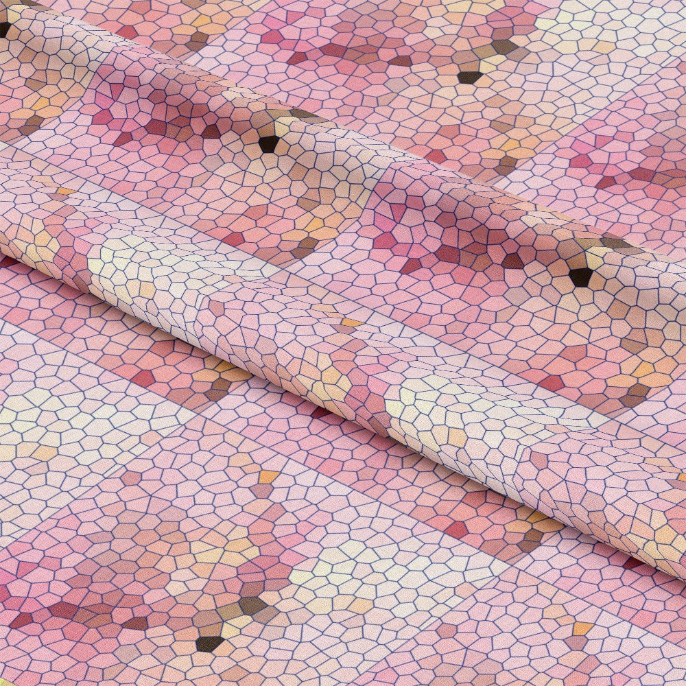 Mosaic Love Pattern 6 Quilting Cotton Fabric
