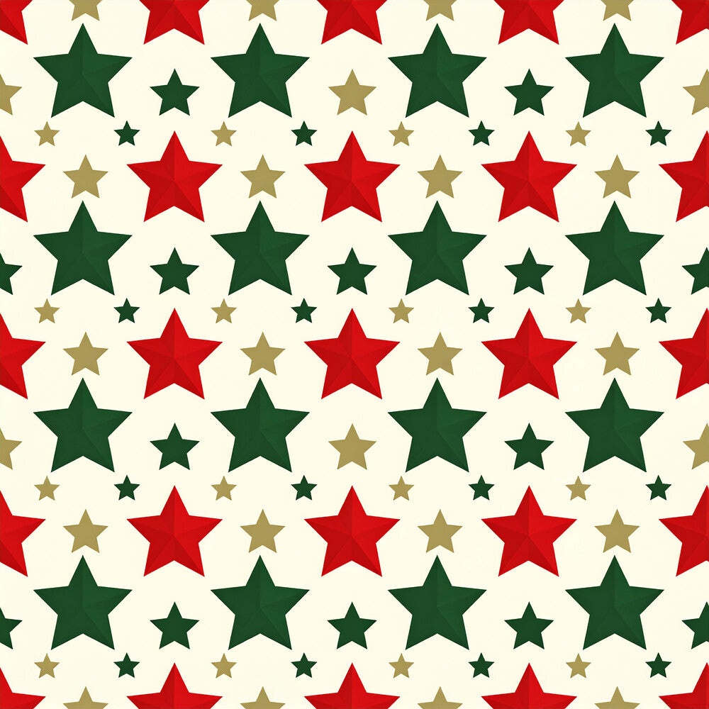 Festive Stars And Stripes Fat Quarter Bundle