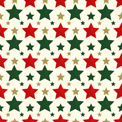 Festive Stars And Stripes Fat Quarter Bundle