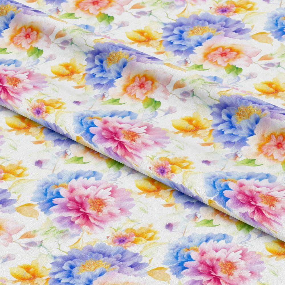 Japanese Floral Pattern 5 Quilting Cotton Fabric