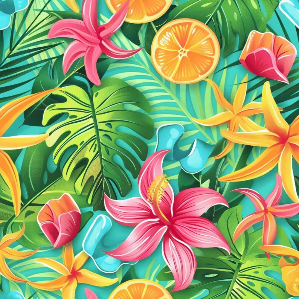 Tropical Summer Beach Fat Quarter Bundle