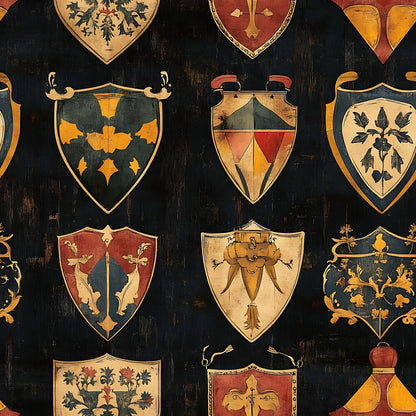 Rustic German Banners and Shields Fat Quarter Bundle