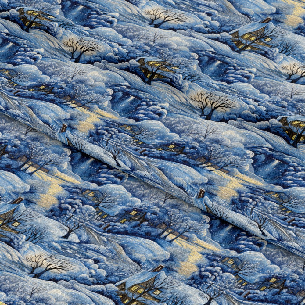 Winter Under the Dawn Pattern 1 Quilting Cotton Fabric