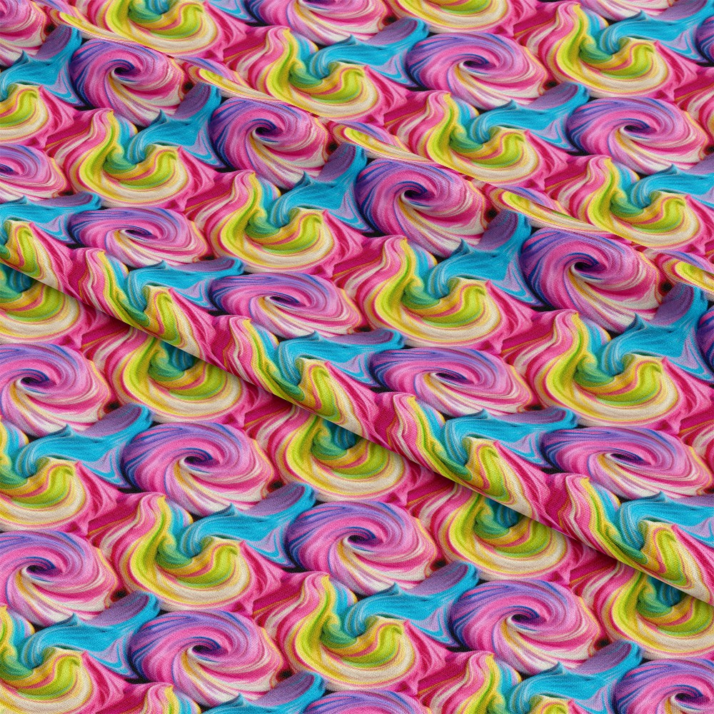 Yummy Frosting Pattern 2 Quilting Cotton Fabric