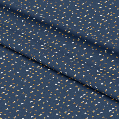 Navy and Gold Celebration Pattern 13 Quilting Cotton Fabric