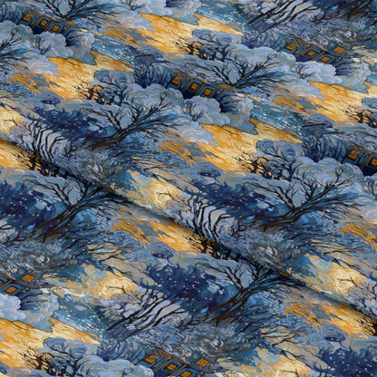 Winter Under the Dawn Pattern 13 Quilting Cotton Fabric