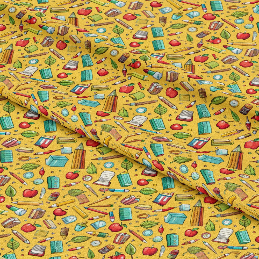 Back to School Pattern 23 Quilting Cotton Fabric