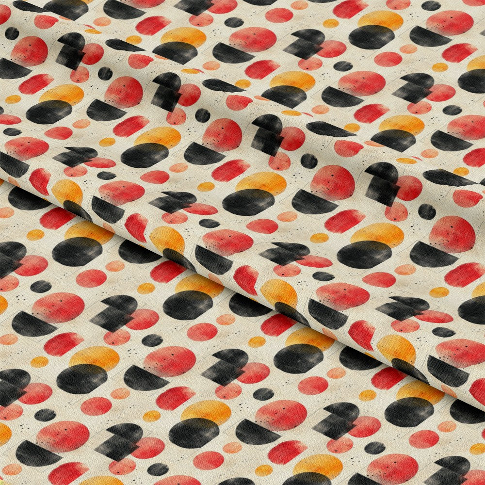 Mid Century Mod Geometric Pattern 5 Quilting Cotton Fabric