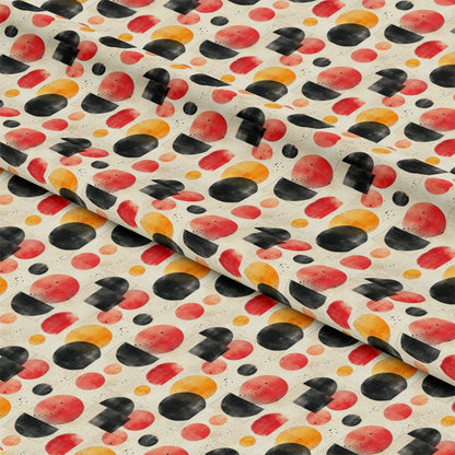 Mid Century Mod Geometric Pattern 5 Quilting Cotton Fabric