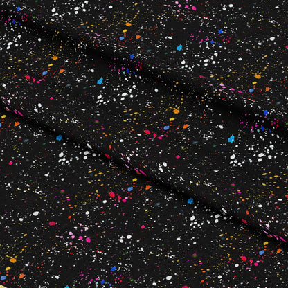Glitter Paint Splatter Pattern 7 Quilting Cotton Fabric