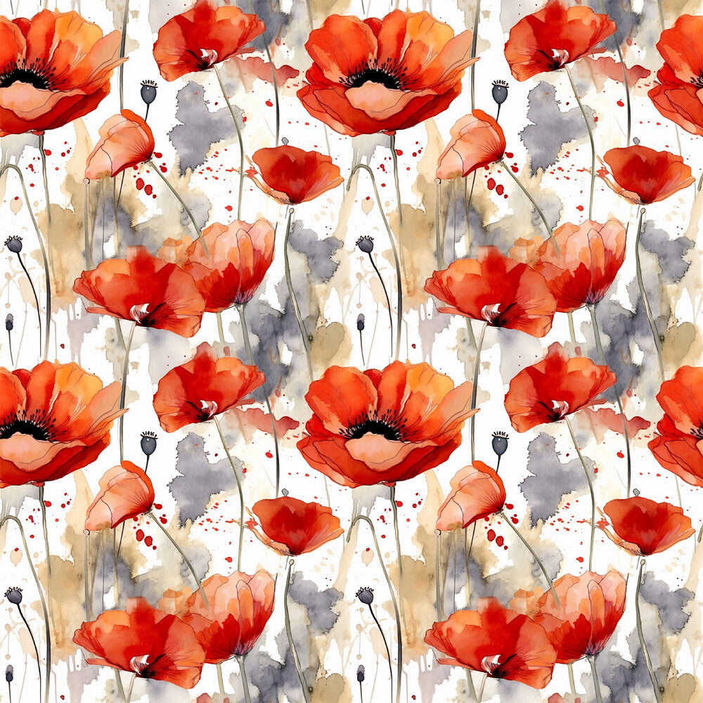 Fields of Poppies Fat Quarter Bundle