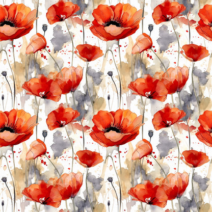 Fields of Poppies Fat Quarter Bundle
