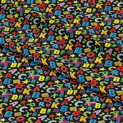Back to School Pattern 15 Quilting Cotton Fabric