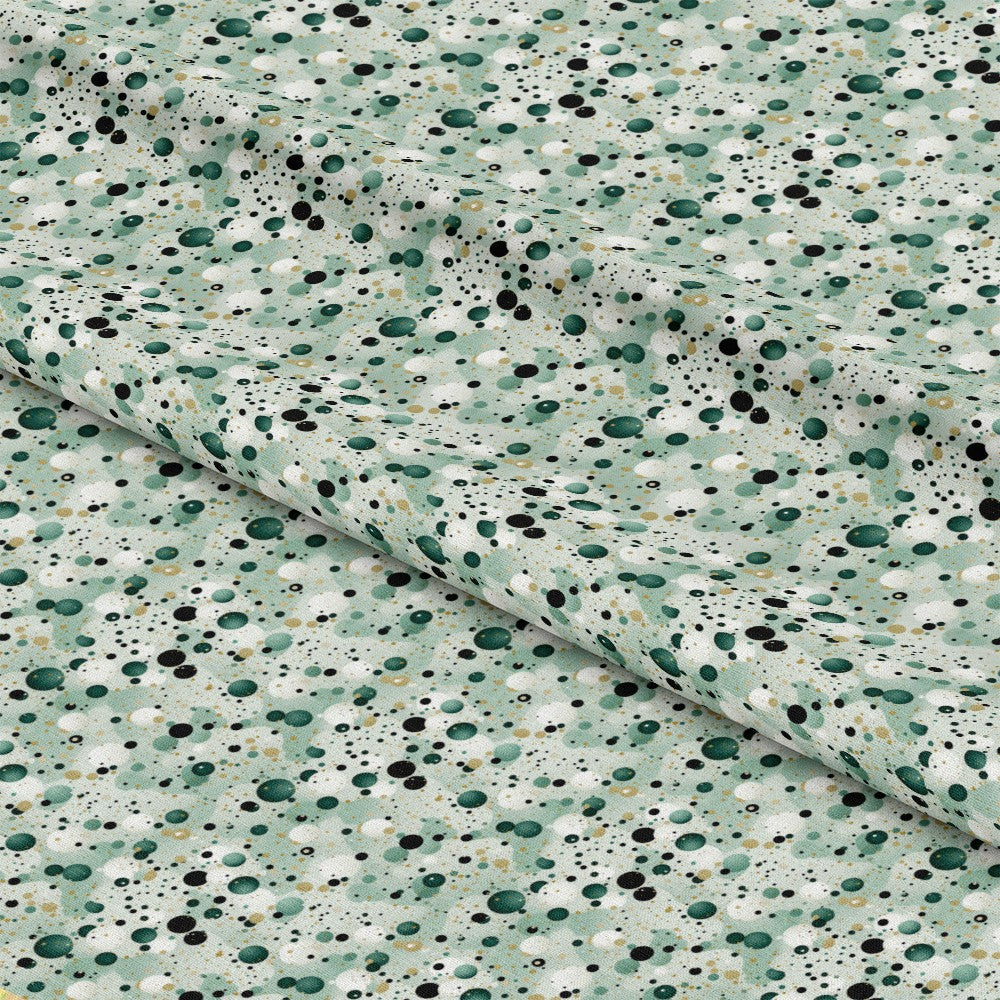 Green Confetti Pattern 3 Quilting Cotton Fabric