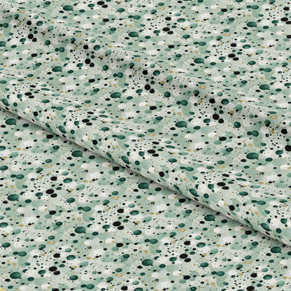 Green Confetti Pattern 3 Quilting Cotton Fabric