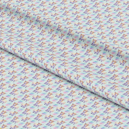 Funky Highland Cows Pattern 6 Quilting Cotton Fabric