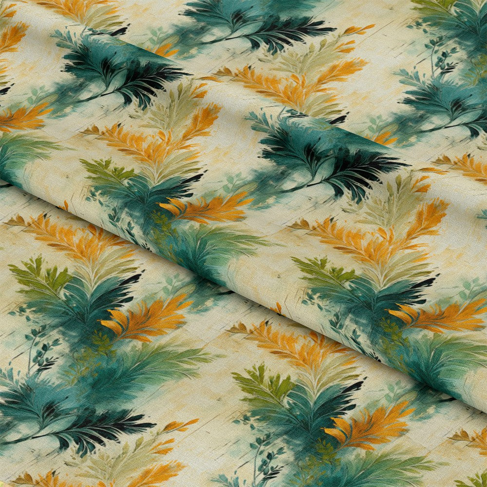 Tropical Autumn Pattern 2 Quilting Cotton Fabric
