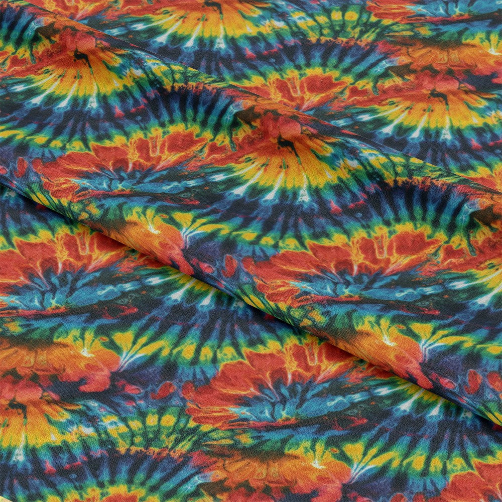 Retro Tie Dye Pattern 15 Quilting Cotton Fabric