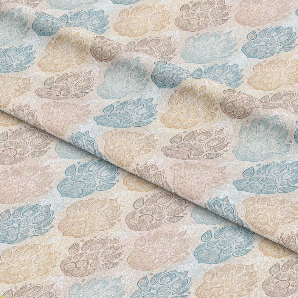 Dog Paws Pattern 20 Quilting Cotton Fabric