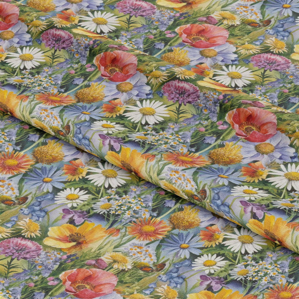 Wildflower Fantasy Pattern 18 Quilting Cotton Fabric