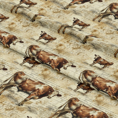 Farm Life Pattern 35 Quilting Cotton Fabric